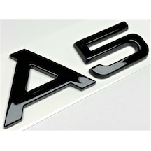 Audi Uyumlu A5 Piano Black Bagaj Yazısı