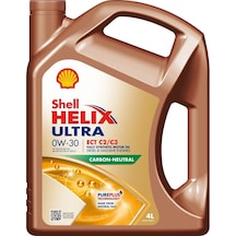 Shell Helix Ultra ECT C2-C3 0W-30 Pure Plus Tam Sentetik Motor Yağı 4 L