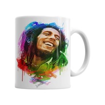 Bob Marley Mutluluğun Rengi Kupa Bardak Porselen No35436 Karışık