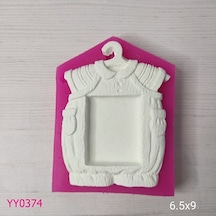 Yy0374 Bebek Tulumlu İçi Dikdörtgen Çerçeve Silikon Kalıp