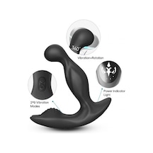Carmine Bat King Wireless Kumandalı Su Geçirmez 360 Dönen Titreşimli Lüks Anal Vibratör Mor