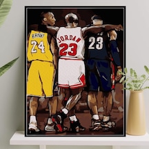 Sayılarla Boyama Tuval Seti Fırça Boya Dahil Çıtalı 40x50 Cm - Nba