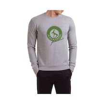 Anadol Fun Club Baskılı Gri Erkek Örme Sweatshirt