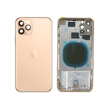 İphone 11 Pro Max İçin Apple Boş Kasa Gold Altın