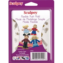 Sculpey Flexible Push Mold Esnek Model Kalıbı Pushmold Aile Apm04