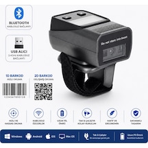 Netum Symble Xb-rs40 2d 1d Qr Yüzük Bluetooth Kablosuz Barkod Okuyucu