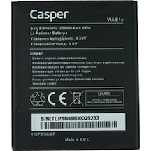Senalstore Casper Via E1c Uyumlu Pil Batarya