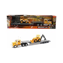 1:43 Long Haul Kenworth Taşıyıcı Tır Ve Dozer