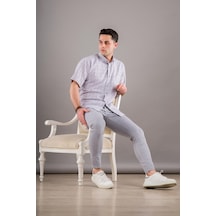 Bican Klasik Kesim Cepli Ekose Desen Pamuklu Erkek Gömlek