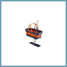 Bezos Sogut Metal Saplı Katlanır Kovalı Mop Set 1 Adet Mbt06