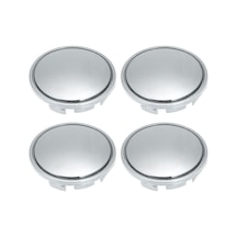 Gajeena 56mm Gümüş Abs Jant Kapakları - 4'lü Set Araç Modifiye Aksesuarı