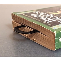 Dev Ataş Kitap Ayracı - 3d Yazıcı Tasarımı Büyük Boy Paperclip Kitap Aksesuarı Ve Kişiye Özel Renkli Ofis Hediyesi