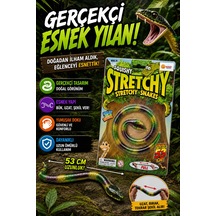 Gerçekçi Esnek Oyuncak Yılan 53 Cm - Uzayan Squishy Stres Oyuncağı