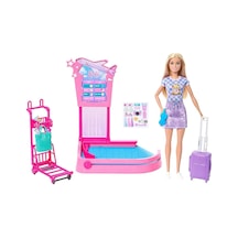 Barbie Bagaj Teslim Noktası Oyun Seti Jmj49