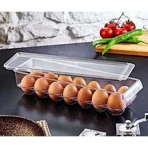 Renkli Kapaklı Buz Dolabı Yumurtalık Organizer, 15'li, Düzenli Saklama Çözümü Plastik Çok Renkli Diğer