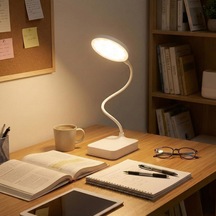 Ayrex Amber Led Şarjlı, 3 Kademe Dokunmatik Parlaklık Ayarlı, 4000k Renkli Çocuk Ve Çalışma Masası İçin Esnek