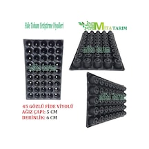 Fide Viyolü, 45 Gözlü Fide Viyol, 50 Adet, Fidelik, Fide Kabı (393958931)