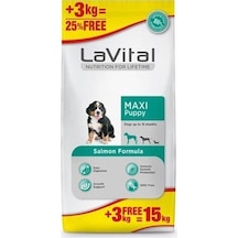 La Vital Somonlu Büyük Irk Yavru Köpek Maması 15 KG