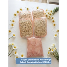 1 Kg. Erişte Yanında 500 Gr. Sebzeli Domates Çorbası Hediye
