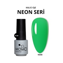 Momo Professional Kalıcı Oje N008 Neon Çimen Yeşili 4 ML