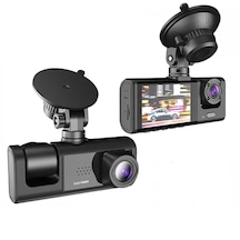Dv300 Yeni 3 Kameralı Araç İçi Kayıt Kamerası 2 İnç Ips Ekran