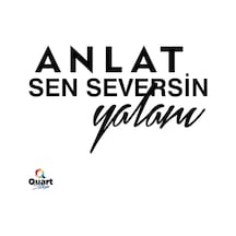 Anlat Sen Seversin Yalanı Oto Sticker Araba Cam Sticker (496297764)
