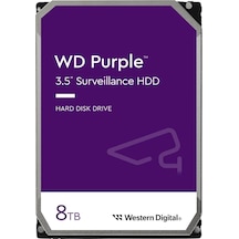 8 Tb Wd 3.5 Purple Sata3 5640rpm 256mb 7/24 Guvenlık Wd85purz 3 Yıl Resmı Dıst Garantılı