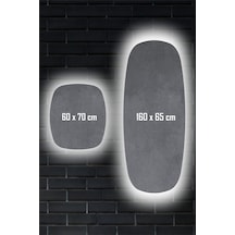 Led Işıklı Banyo Aynası Ve Boy Aynası Ikili Takım Beyaz
