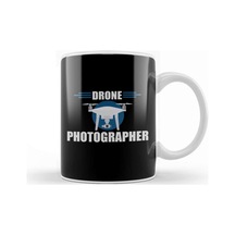 Drone Photographer Flying Pilot Photography Kupa Bardak Porselen Karışık