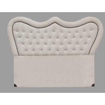 Başlık ALC  ZÜMRA Model 150 Cm Kapitone KREM RENK Kumaş Döşeme El Yapım