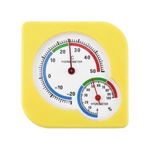 Analog Ekran Sıcaklık Ve Nem Ölçer Termometre - Oda Termometresi Masaüstü Veya Duvara Takılabi