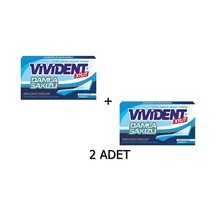Vivident Xylıt Damla Sakızı Aromalı Şekersiz Tatlandırıcılı Şerit Sakız 2 x 26 G