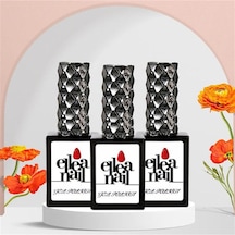 Ellea Nail 3'lü Simli Renk Kalıcı Oje Seti