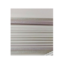 Gri Lila Sim Detaylı Çizgili Zebra Stor Perde Gri-lila - 96401541 Gri-lila