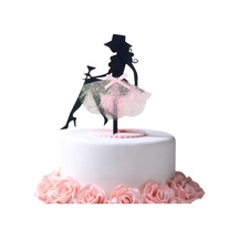 Pasta Üstü Şapkalı Etekli Model Pembe Tüllü 16 Cm