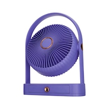 Wexta Ys2235 Taşınabilir Masaüstü Mor Usb Fan