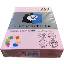 Alex 540 Renkli Fotokopi Kağıdı A4 500 Adet Açık Pembe