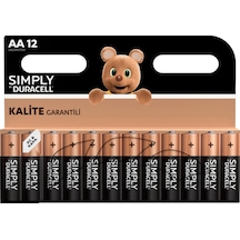 Duracell Simply LR6/MN1500 AA Kalem Pil 12'li