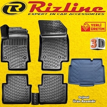 Crossland 3D Havuzlu Paspas+Alt Bagaj Havuzu 2017 Sonrası Rizline N11.13008