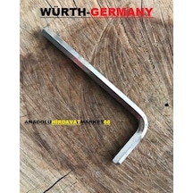Würth 8Mm Alyan Anahtar Cr Çelik Allen Paslanmaz Germany