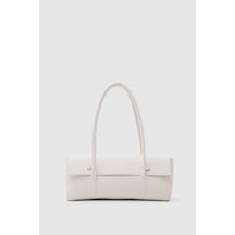 Shule Bags Mari Vintage Baget Çanta Krem