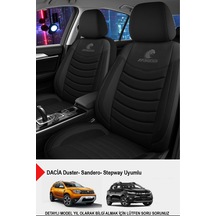 Panther Serisi Keten Kumaş Oto Koltuk Kılıfı- Dacia Sandero-stepway-duster Uyumlu