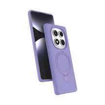 Xiaomi Redmi Note 14 Pro 4g Regal Magsafe Standlı Kapak - Lila 0.2M-Çok Renkli