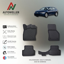Volkswagen Golf 8 2019 Sonrası Uyumlu Havuzlu Oto Paspas Tsi