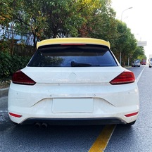 Vw Scirocco Spoiler Piano Black, Makyajlı Kasa, 2015 2017 Plastik