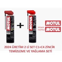 Motul 2024 C1+ C4 Zincir Temizleme Seti 2x 400 ML