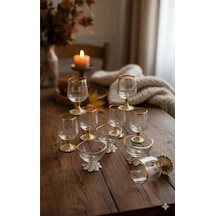Çnr Home Collection 12 Parça Gold Kahve Yanı 6 Lı Su Bardağı & 6 Lı Lokumluk-şekerlik 23548574 Gold Çnr Home Collection 12 Parça Gold Kahve Yanı 6 Lı Su Bardağı & 6 Lı Lokumluk-şekerlik 23548574 Gold