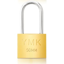 Eko Sarı Boyalı Uzun Kancalı Asma Kilit 50mm Da524