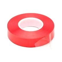 Çift Taraflı Akrilik Silikonize Bant 18 Mm X 2 Metre Kırmızı Vhb Diğer