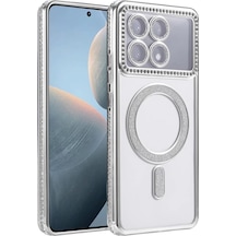 Newface Xiaomi Poco X6 Pro Joke Simli Magneticsafe Kılıf - Gümüş